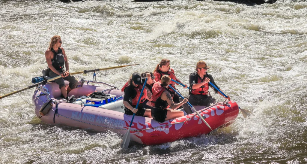 White water rafting adventure