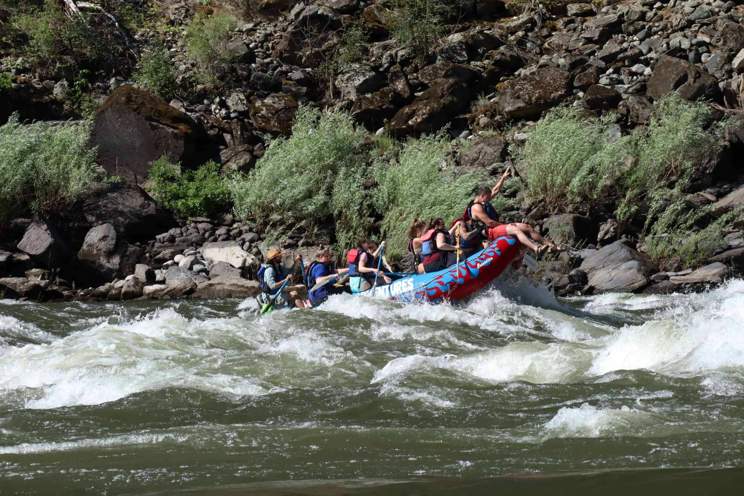 rafting on the salmon river