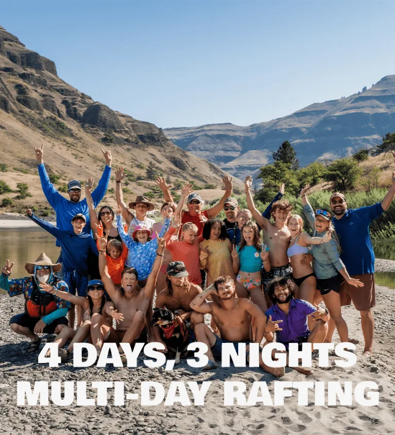 Multi-day rafting